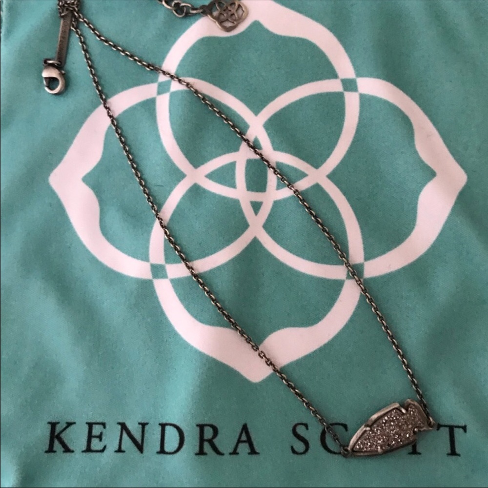 Kendra Scott arrowhead druzy. Sold out online.
